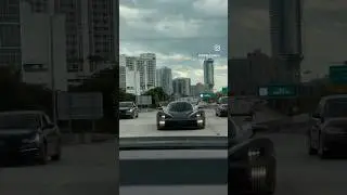 Bad mobile passing through 🏎️ #miami #miamilife #exoticcar #badmobile