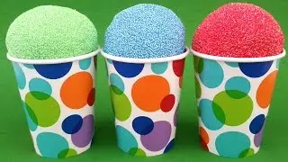 Clay Foam Ice Cream Surprise Cups Inside Out Pac Man Minions Toys