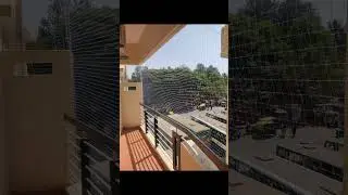 top Balcony Safety Net installations| Transparent net| CK Safety Nets #bangalore #safetynet #balcony