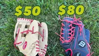 Mediocre Price Glove Showdown (Rawlings Select Pro Lite VS. Wilson A700)