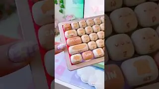 🥖 Bun Wonderland Keycaps! 😍 Kawaii Setup 💕 10eegaming #keycaps #setup #desk #typing #keyboard #pc