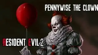 Pennywise the Clown from IT invades Raccoon City - RE2 Remake MOD