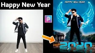 Viral Picsart Happy New Year Photo Editing 2020 | Manipulation Photo Editing 2020 Bk Editz