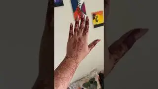 Mehedi transformation 🌿🌿 #mehndi #creativehenna #style #henna #hennadesign #mehndistyle #trending