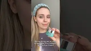 Rating things we&rsquo;ve used to apply the Pro-Collagen Vitality Eye Cream😂🫠​