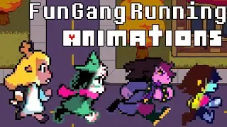 Fun Gang Running Animations[DELTARUNE Mod]