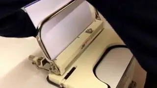 James Burn/Elmstok PB34 A4 & A5 Manual 3:1 Wire Punch & Closer Binding Machine Demo