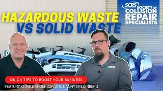SCRS Quick Tip: Haz Waste vs. Solid Waste Disposal