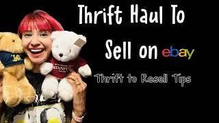 Thrift To Resell on Ebay Haul! Toys, Sports Bra, Stuffed Animals, and More