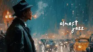 1940s Vintage Noir Jazz Mix | 1 Hour of Rainy City Solitude – Lost in the Neon Shadows