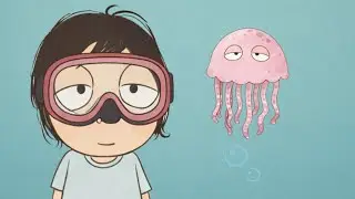 Guidi Gudi and the Jellyfish | Calm Ocean Video for Kids