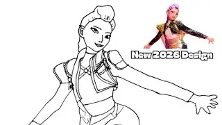 How to Draw RUMI | K-Pop Demon Hunters 2 (New 2026 Design) Step by Step