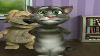 Talking Tom And The Dog upside down