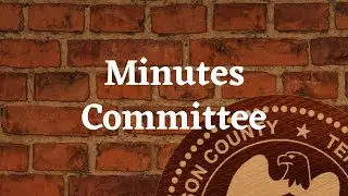 Wilson County Minutes Committee - January 8, 2026
