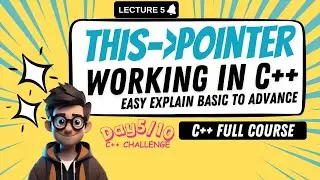 This Pointer in C++ | This Keyword | This Pointer Use Program | C++ tutorial for Beginner | EHack #5