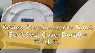 Review Premium.store Toilet Bowl Seat Cover Durable Thick Toilet lid Slow Down U/V/O Shape