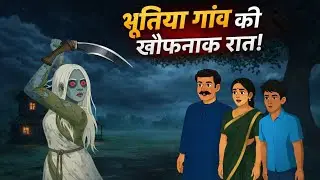 The scary night of the haunted village!😱 | Hindi cartoon | horror story Hindi | @EvilsToonz 