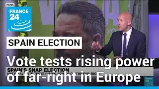 Spain snap election: National vote tests rising power of far-right in Europe &bull; FRANCE 24 English