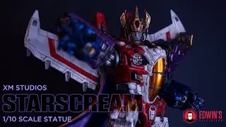 XM Studios Starscream Transformers Statue Unboxing and review
