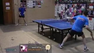 SPINLORD Marder III max - FH chopping against spinny topspin