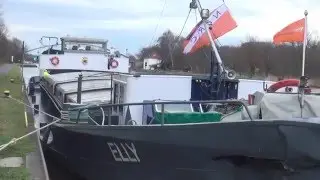 Seelze / Lohnde  Havarie auf dem Mittellandkanal am 7.2.2016