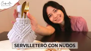Como realizar tu SERVILLETERO de Macramé paso a paso - Coqueta Macrame