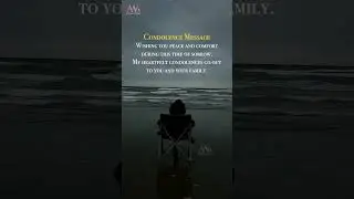 Condolence Message 😕|| #ytshorts || #shorts || #youtubeshorts || #wishesforeveryone