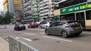 Hong Kong, walking around on the Lin Cheung road