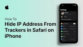 How to Set Hide IP Address From Trackers in Safari on iPhone