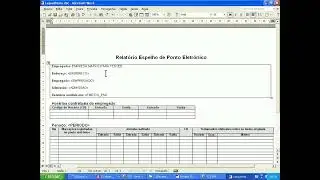 T2Ti ERP 2.0 - Delphi - Ponto Eletrônico - Videoaula 21 - Espelho Ponto Eletrônico - Word 04