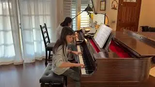 Annabel plays Op.299 No.1 by Czerny