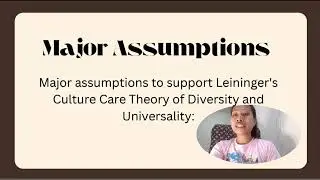NU108 & NU110_MADELEINE LEININGER: CULTURE CARE THEORY OF DIVERSITY AND UNIVERSALITY