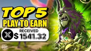 🤯 Без комиссий за газ, больше прибыли?! Топ-5 игр Play To Earn прямо сейчас, август 2025