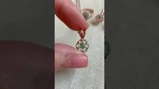Personalized Opal & Emerald Jewelry Set #adinastone