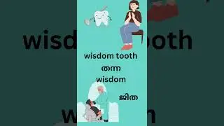 wisdom tooth തന്ന wisdom  -  One minute  Malayalam story