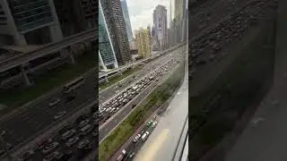 Rainy Day Traffic in Dubai😱😱🇦🇪🫣👉#dubai #shorts #subscribe