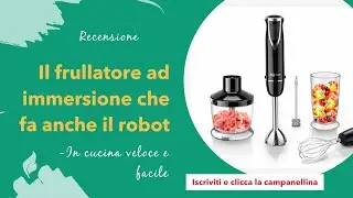 Frullatore ad immersione che fa anche da Robot di cucina