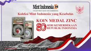 Koleksi ke-11 dari MINT Indonesia - Medal Zinc HUT RI ke 80th