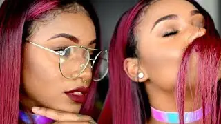 Autumn Red/Plum Hair | The Perfect Fall Hair Color 🍁