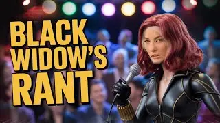 Female Superhero Movies🕷️🎤#standupcomedy #blackwidow