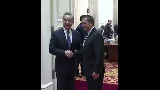 China FM Wang Yi meets Cambodian Prime Minister-designate Hun Manet
