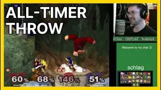 all-timer throw (schlagssbm) | Smash Melee Highlights