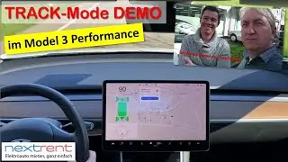 Tesla Model 3 TrackMode DEMO von Sergei | nextrent.de