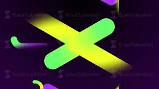 Colorful shapes. Abstract background animation.