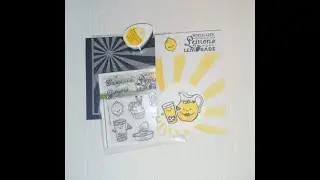 Lemonade card ft Pucker up sweet pea design