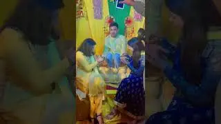 Mama ji ki Mehndi ceremony.. #viralshort #shortfeed #shorts #youtubeshorts ❤️❤️