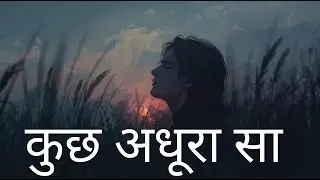 कुछ अधूरा सा। Hindi song । Emotional song । AI song