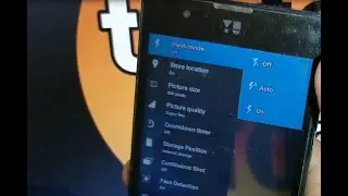 how to enable flash on camera in yu yunique yu4711 !! how to disable flash mode on camera