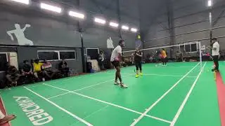 ASA BADMINTON TOURNAMENT XD 60+ SEMI FINAL 21- 13 AJITH&meena vs Abhilash&priya 