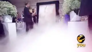 Indoor Wedding Fireworks Dry Ice Waterfall / Curtain Entry By Elite Fireworks Pty Ltd